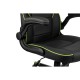 Крісло ігрове 2E Gaming Hebi Black/Green (2E-GC-HEB-BK)