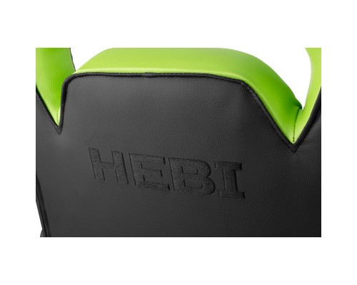 Крісло ігрове 2E Gaming Hebi Black/Green (2E-GC-HEB-BK)