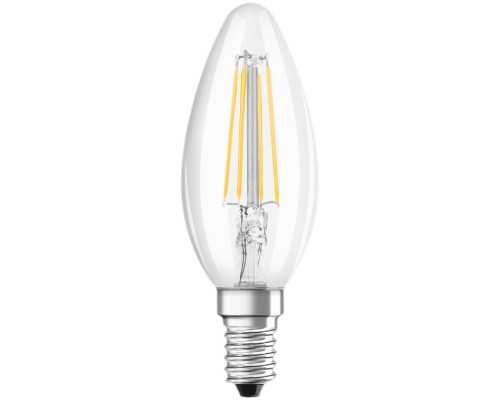 Лампочка Osram LED CL B40 DIM 4,8W/827 230V FIL E14 (4058075437043)