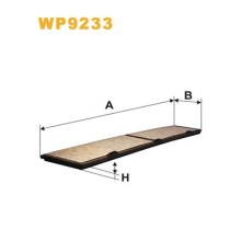 Фільтр салону Wixfiltron WP9233