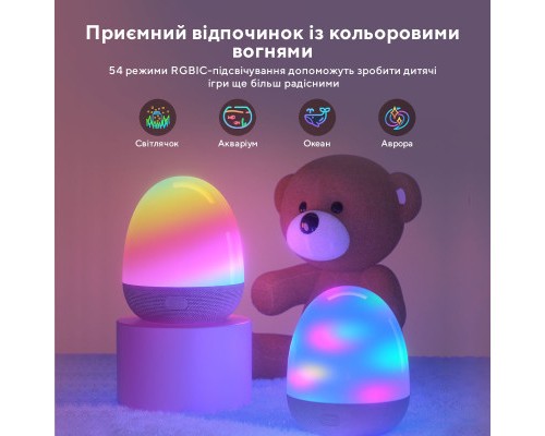 Світильник Govee H6057 RGBIC Night Light Білий (H6057301)