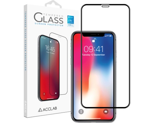 Скло захисне ACCLAB Full Glue Apple iPhone X/XS/11 Pro (1283126508189)