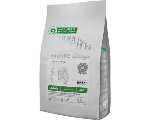 Сухий корм для собак Nature's Protection Superior Care Dogs Grain Free with Insect Adult Small Breeds. 1.5 кг (NPSC47299)