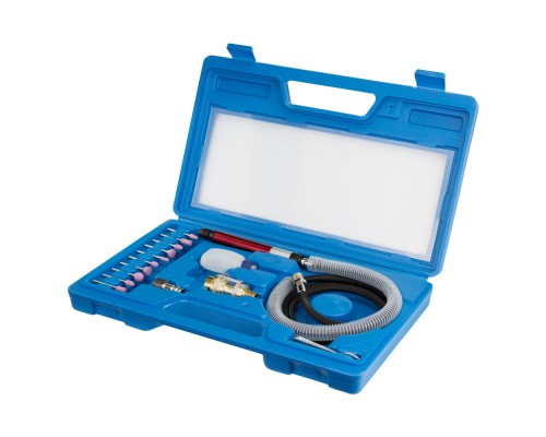 Шліфувальна машина Sigma пневматична пряма з аксесуарами в кейсі 54000об/хв (6732891)