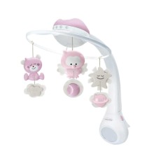Мобіле Infantino 3 в 1 з проєктором Рожевий (004914I)