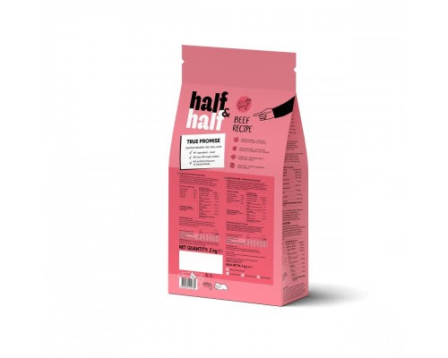 Сухий корм для кішок Half&Half для кошенят з яловичиною 2 кг (4820261920789)