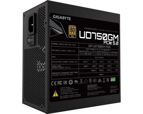 Блок живлення GIGABYTE 750W (GP-UD750GM PG5)