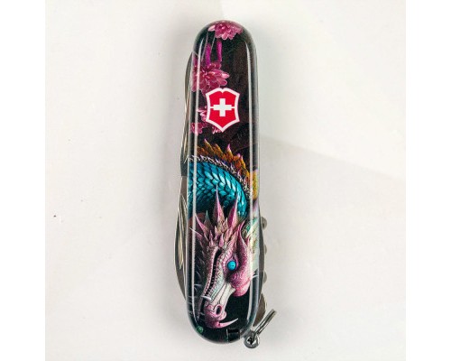Ніж Victorinox Climber Zodiac Лазурний дракон (1.3703.3_Z3290p)