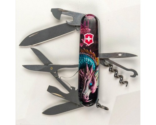 Ніж Victorinox Climber Zodiac Лазурний дракон (1.3703.3_Z3290p)