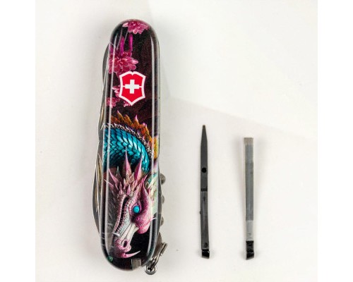 Ніж Victorinox Climber Zodiac Лазурний дракон (1.3703.3_Z3290p)
