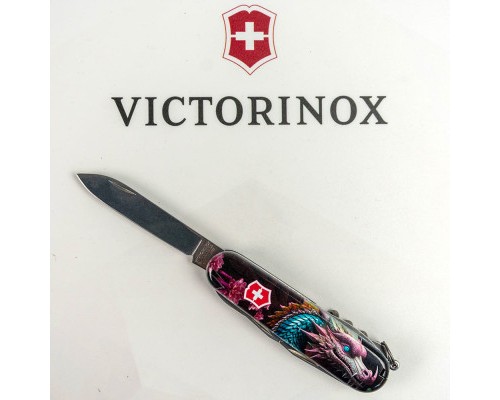 Ніж Victorinox Climber Zodiac Лазурний дракон (1.3703.3_Z3290p)