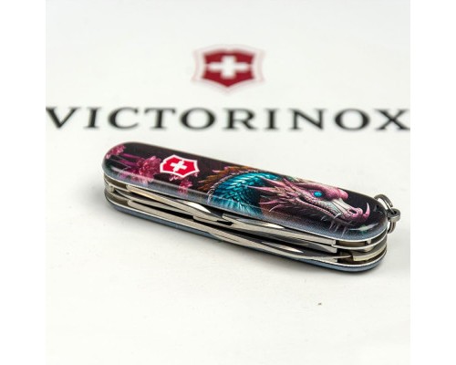 Ніж Victorinox Climber Zodiac Лазурний дракон (1.3703.3_Z3290p)