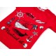 Футболка дитяча Haknur з морською тематикою (00975-80B-red)