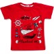 Футболка дитяча Haknur з морською тематикою (00975-80B-red)