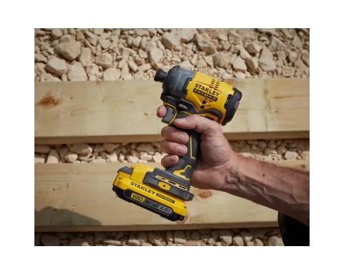 Гайковерт Stanley FatMax, 18V, 2x2Ah, 190Нм, 2900об/хв, 3800уд/хв (SFMCF820D2K)