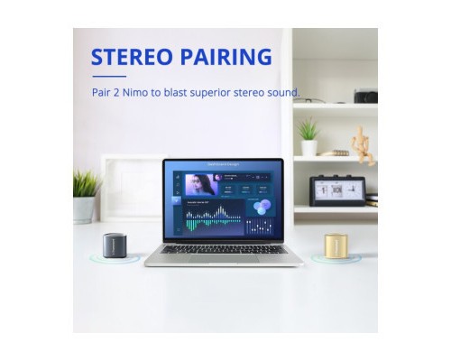 Акустична система Tronsmart Nimo Mini Speaker Polar Black + Nimo Mini Speaker Go (994703) 