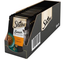Вологий корм для кішок Sheba з індичкою в соусі 85 г (4770608265434)