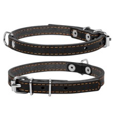 Нашийник для тварин Collar одинарний Ш 14 мм Д 27-35 см чорний (00031)