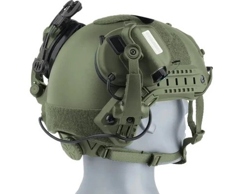 Навушники для стрільби Earmor M32X MARK3 Green з мікрофоном (сумісні з ARC Rail) (M32X-ARC-FG)