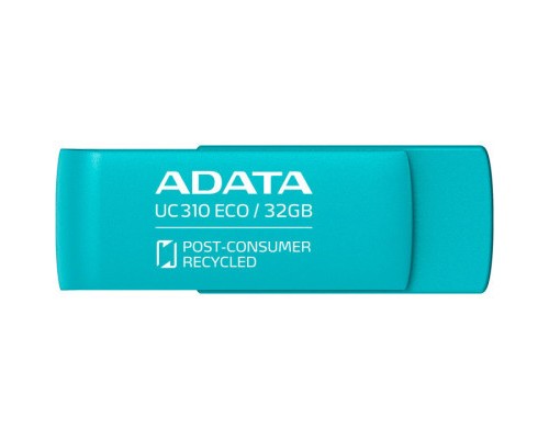 USB флеш накопичувач ADATA 32GB UC310 Eco Green USB 3.2 (UC310E-32G-RGN) 