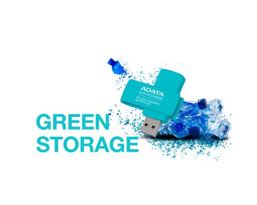 USB флеш накопичувач ADATA 32GB UC310 Eco Green USB 3.2 (UC310E-32G-RGN) 