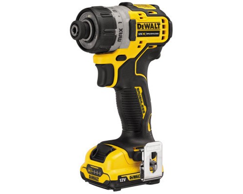 Шуруповерт DeWALT 12V XR Li-Ion, 8 Нм, 1100 об/мин, 2x2Ah, кейс (DCF601D2)