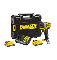 Шуруповерт DeWALT 12V XR Li-Ion, 8 Нм, 1100 об/мин, 2x2Ah, кейс (DCF601D2)