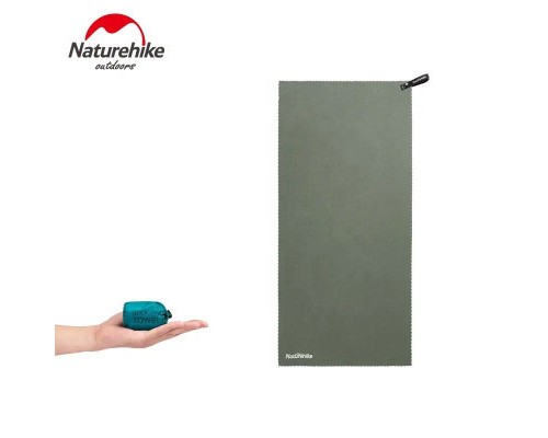 Туристичний рушник Naturehike MJ02 Ultralight NH19Y002-J 128 см х 80 см оливковий (6927595735862)