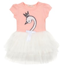 Плаття дитяче Breeze з лебедем (14253-104G-peach)