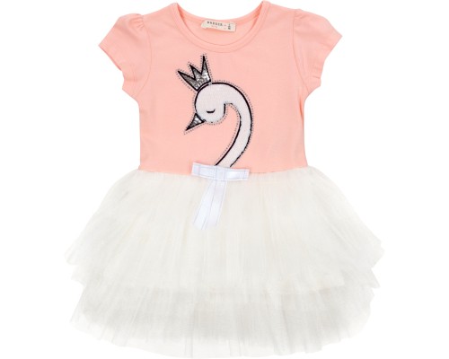 Плаття дитяче Breeze з лебедем (14253-104G-peach)