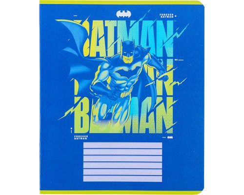 Зошит Kite DC Comics 18 аркушів, клітинка (DC24-236)