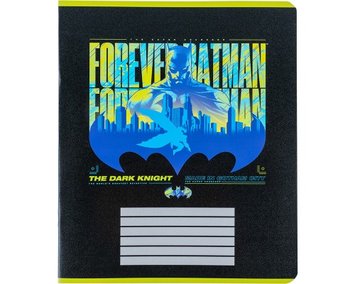 Зошит Kite DC Comics 18 аркушів, клітинка (DC24-236)