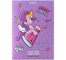 Кольоровий папір Kite А4 двосторонній My Little Pony 15арк/15 кол (LP24-250)