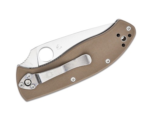 Ніж Spyderco Tenacious M4 Brown G10 (C122GBNM4P)
