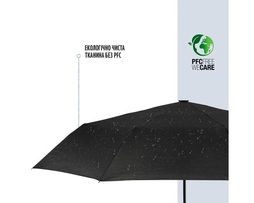 Парасоля Perletti Ombrelli promozionali Складана Автоматична Чорна (96007-01)
