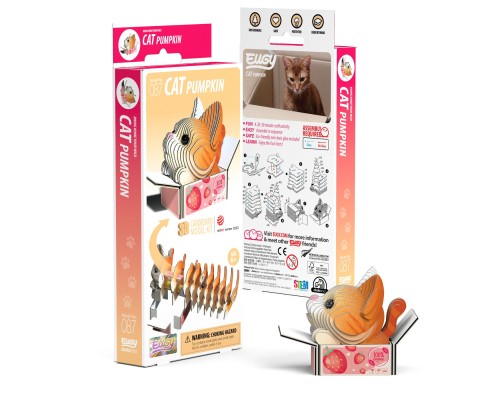 Пазл Eugy 3D Зоопарк Кошеня руде (XEG-087)