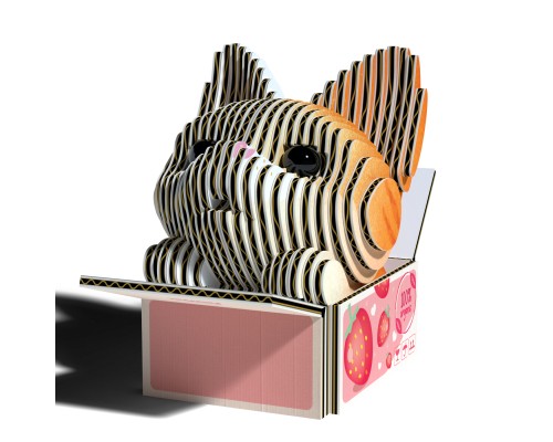 Пазл Eugy 3D Зоопарк Кошеня руде (XEG-087)