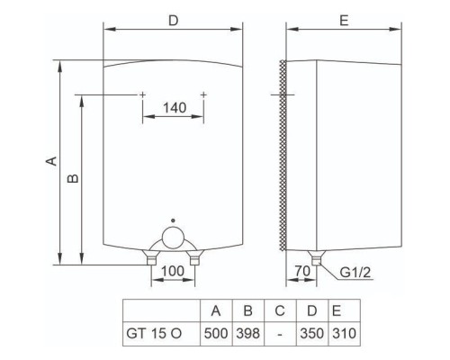 Бойлер TIKI Mini P 15V9 (GT15OMINI_TIKI) (700188)