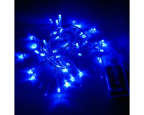 Гірлянда YES! Fun Нитка 41 LED Синя 2.8 м Статична На батарейках (975056)