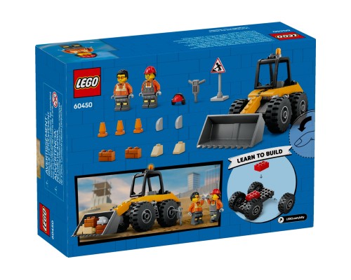 Конструктор LEGO City Жовтий будівельний автонавантажувач (60450)