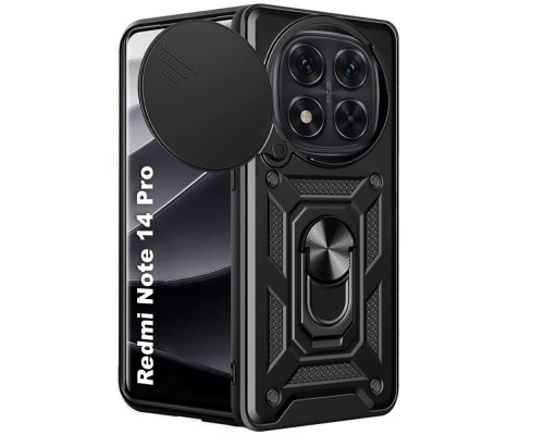 Чохол до мобільного телефона BeCover Military Xiaomi Redmi Note 14 Pro 5G Black (712869)