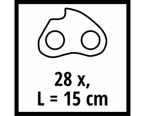 Ланцюг Einhell 15см 1.0мм 3/10
