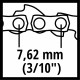 Ланцюг Einhell 15см 1.0мм 3/10