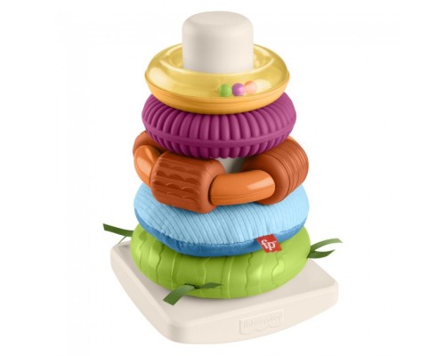 Розвиваюча іграшка Fisher-Price Пірамідка Розвиток сенсорики (HXK47) Розвиваюча іграшка Fisher-Price Пірамідка Розвиток сенсорики (HXK47)