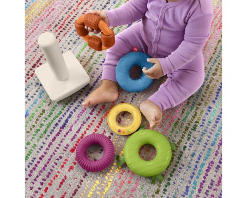 Розвиваюча іграшка Fisher-Price Пірамідка Розвиток сенсорики (HXK47) Розвиваюча іграшка Fisher-Price Пірамідка Розвиток сенсорики (HXK47)