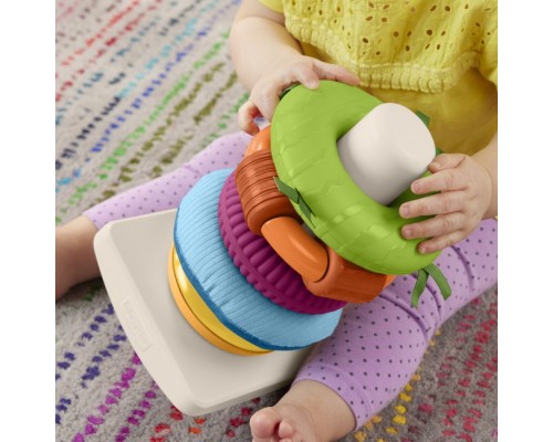 Розвиваюча іграшка Fisher-Price Пірамідка Розвиток сенсорики (HXK47) Розвиваюча іграшка Fisher-Price Пірамідка Розвиток сенсорики (HXK47)