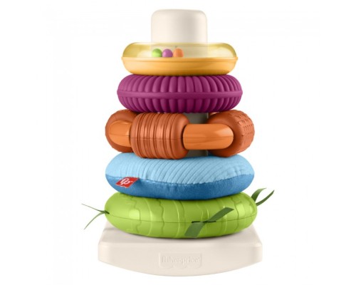 Розвиваюча іграшка Fisher-Price Пірамідка Розвиток сенсорики (HXK47) Розвиваюча іграшка Fisher-Price Пірамідка Розвиток сенсорики (HXK47)