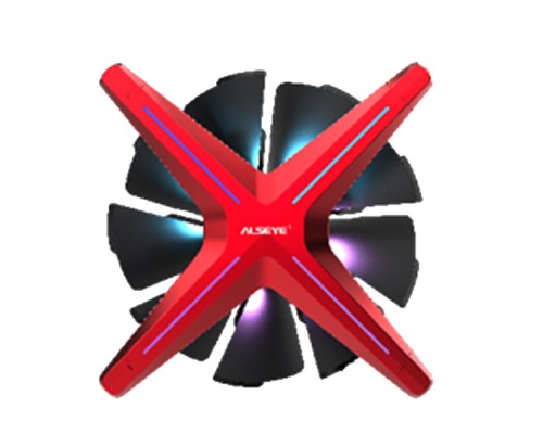 Кулер до корпусу Alseye X12 (Red Push) (AS.04.03.0030)