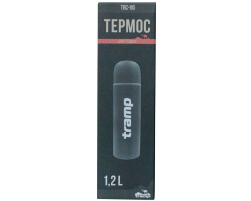 Термос Tramp Soft Touch 1.2 л Grey (UTRC-110-grey)