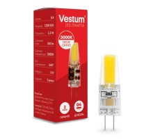 Лампочка Vestum LED COB G4 3,5W 3000K 12V (1-VS-8103)